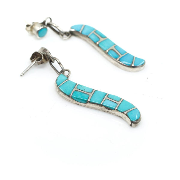 Turquoise Wave Earrings