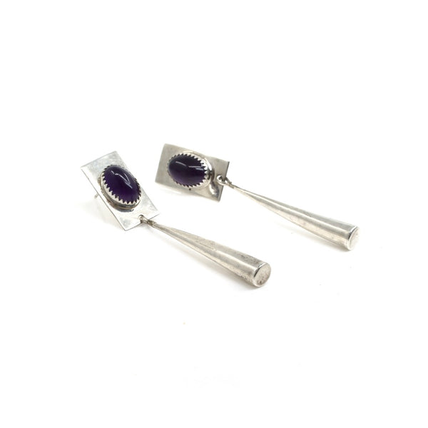 Amethyst Drop Earrings