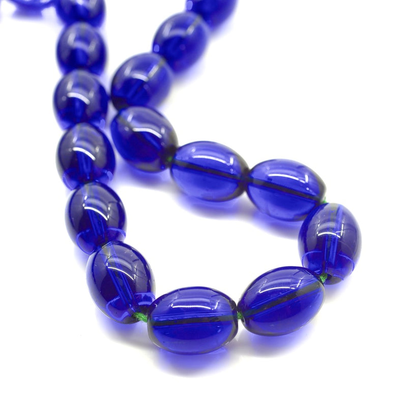 Blue Antique Glass Beads