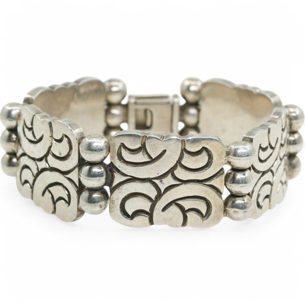 Heavy Carved Bracelet