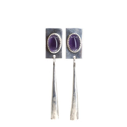 Amethyst Drop Earrings