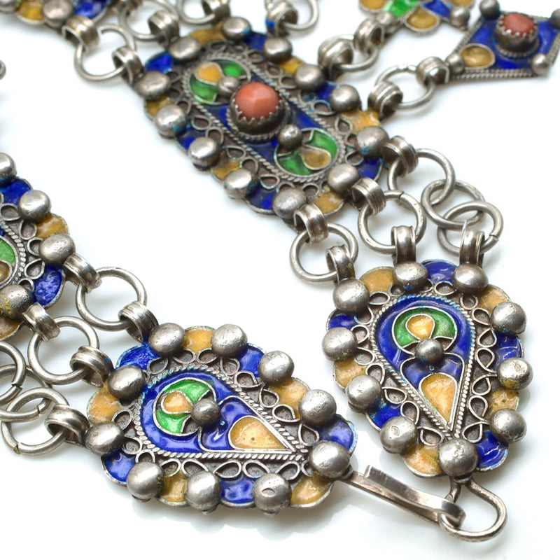 Algerian Enamel Necklace