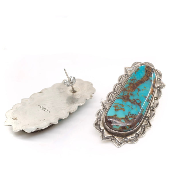 Large Turquoise Earrings