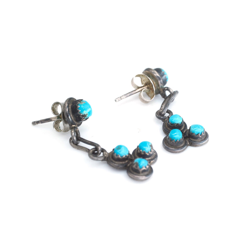 Snake Eyes Zuni Earrings