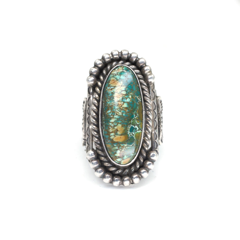 Mossy Turquoise Ring - Sz 5