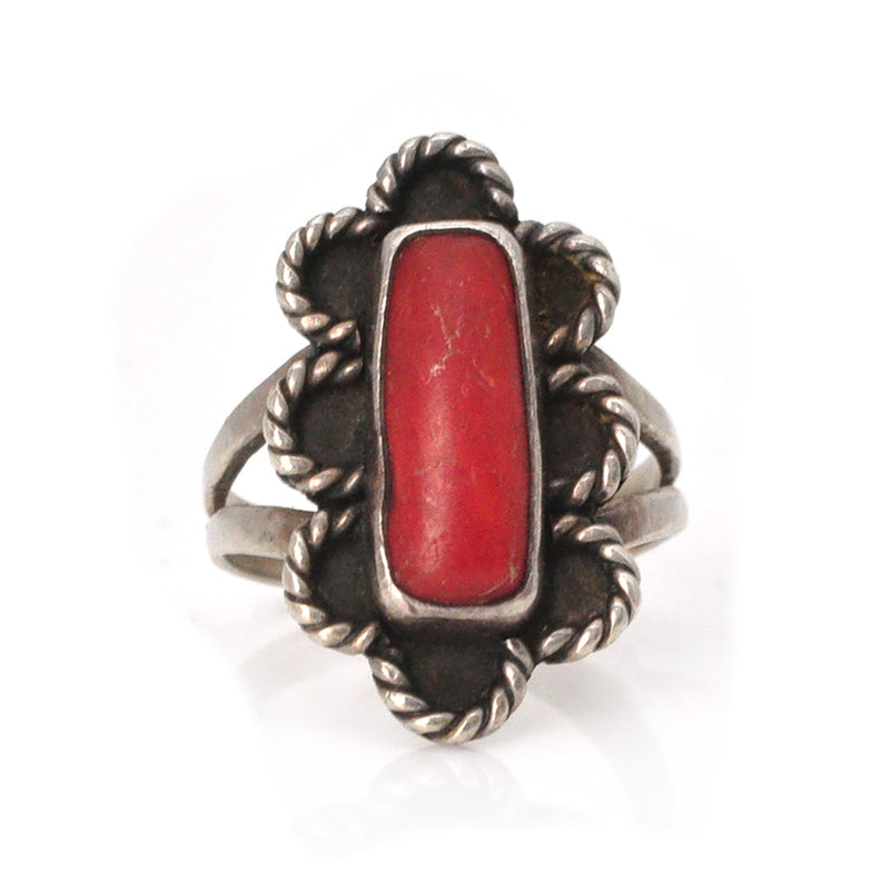 Amazon.com: Tibetan Silver Coral Ring for Women Men Handmade Fashion Jewelry  Boho Celtic Design Finger Rings: Clothing, Shoes & Jewelry